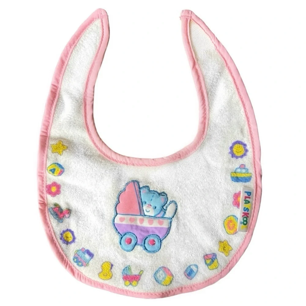 Vintage Colorful Playskool Baby Bib